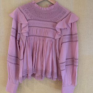Isabel Marant Viviana Blouse-- pink